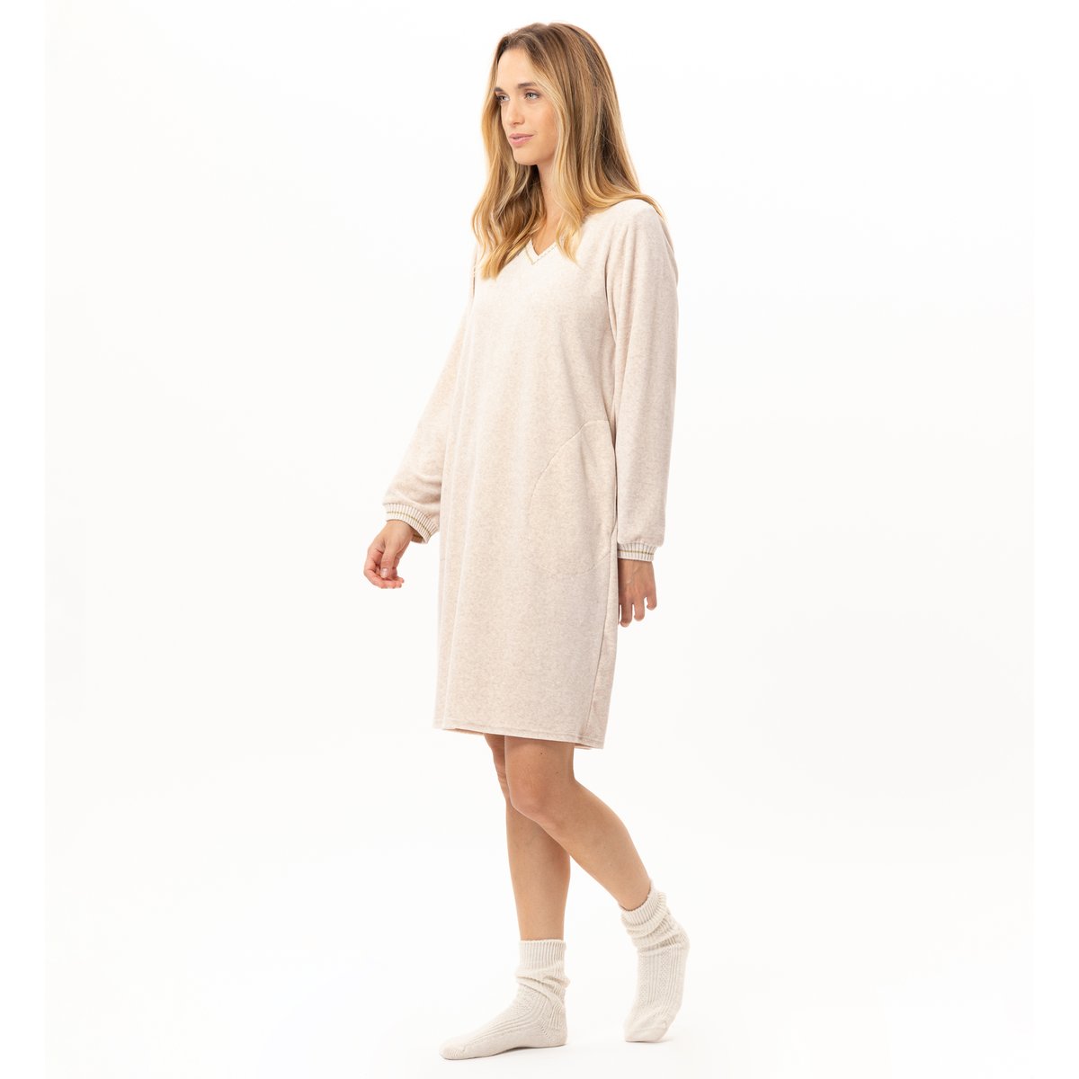 Robe en velours COUNTRY 140 beige, LE CHAT