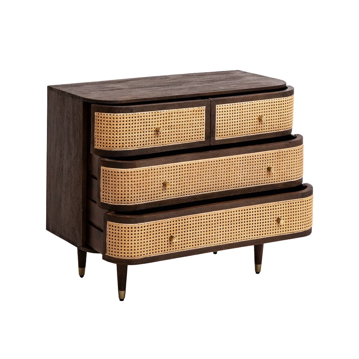 Commode en bois de manguier SOREN bois foncé, MADE IN MEUBLES