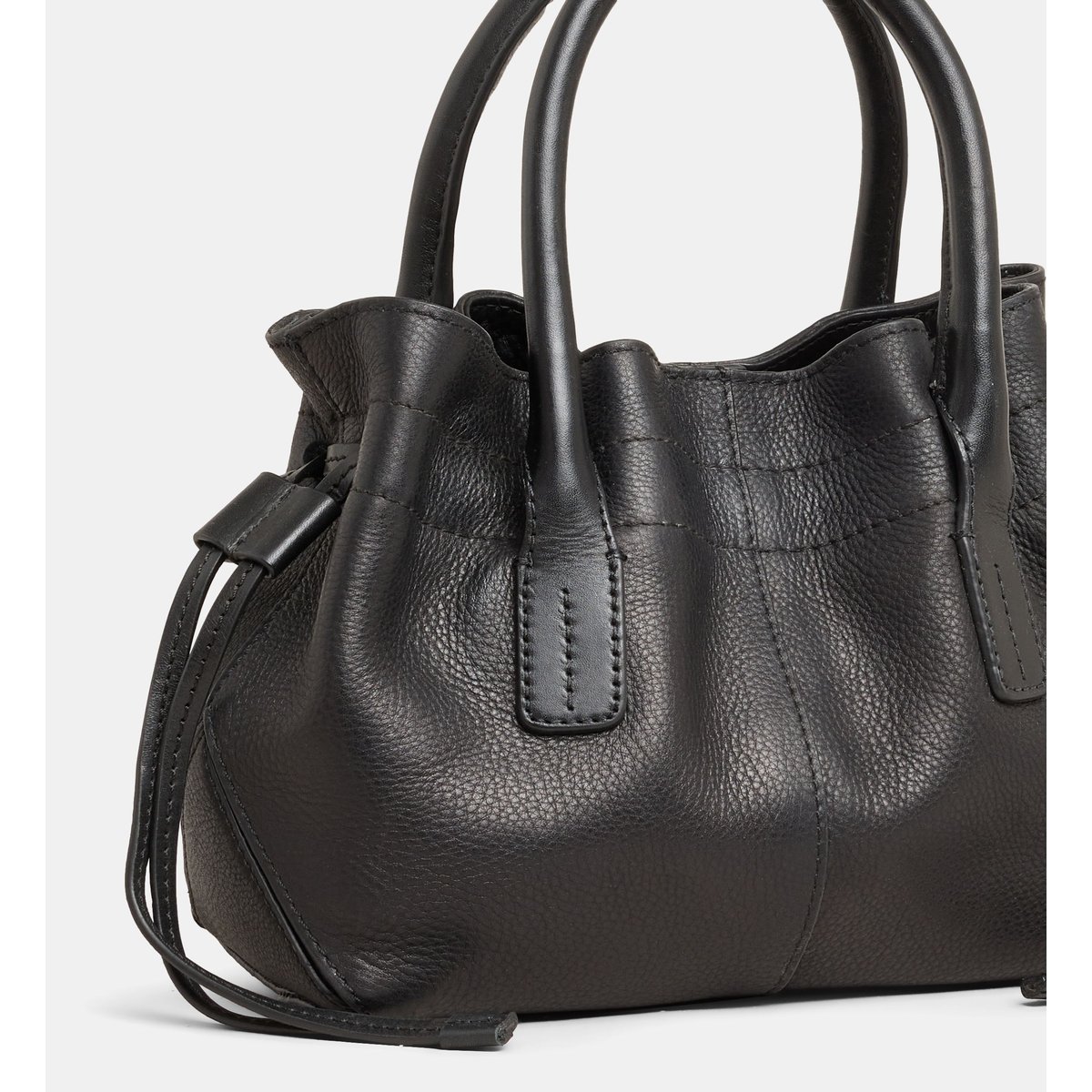 Mini sac cabas cameron cuir noir, GALERIES LAFAYETTE