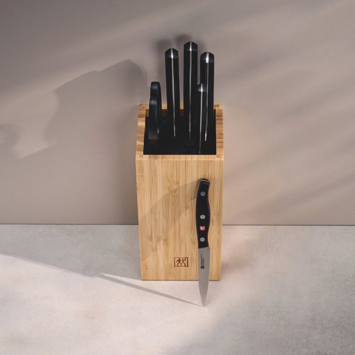 ZWILLING Signature Bloc de couteaux 7 pièces, ciseaux inclus, acier inoxydable no-color, ZWILLING