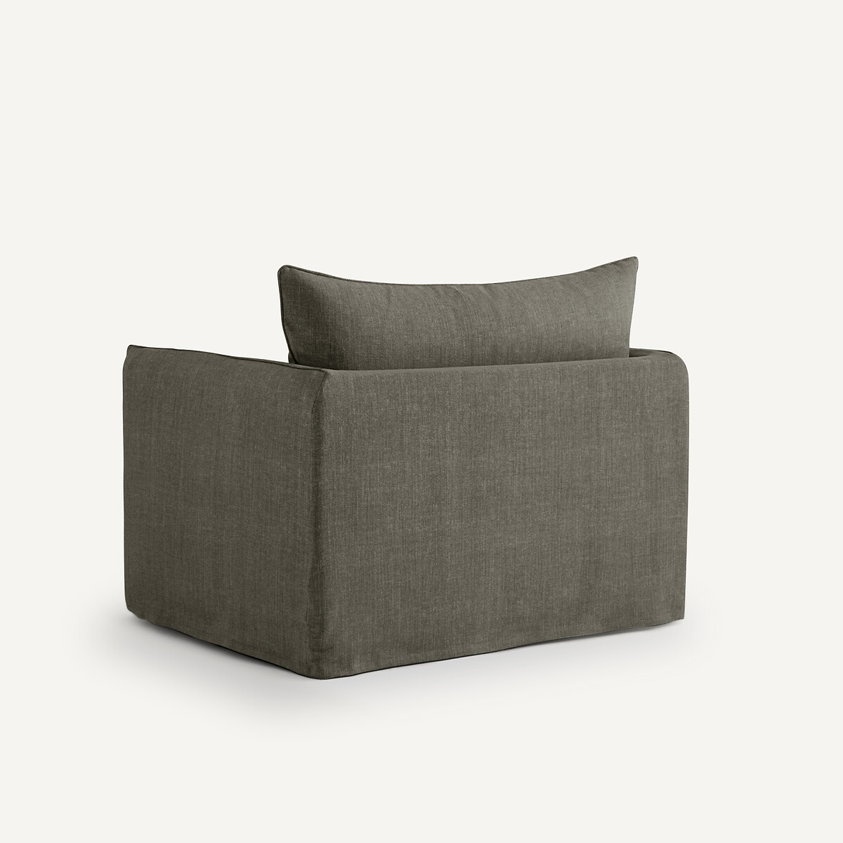 Fauteuil XL coton/lin, Néo Chiquito ecorce, AM.PM