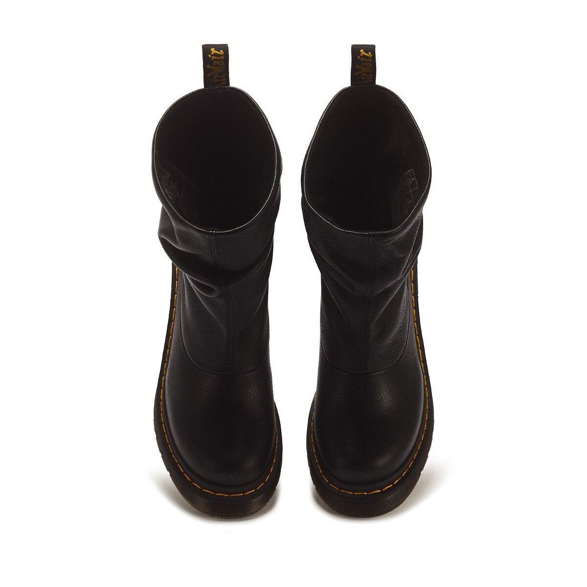 Mi-bottes Kasey en cuir Virginia noir, DR. MARTENS