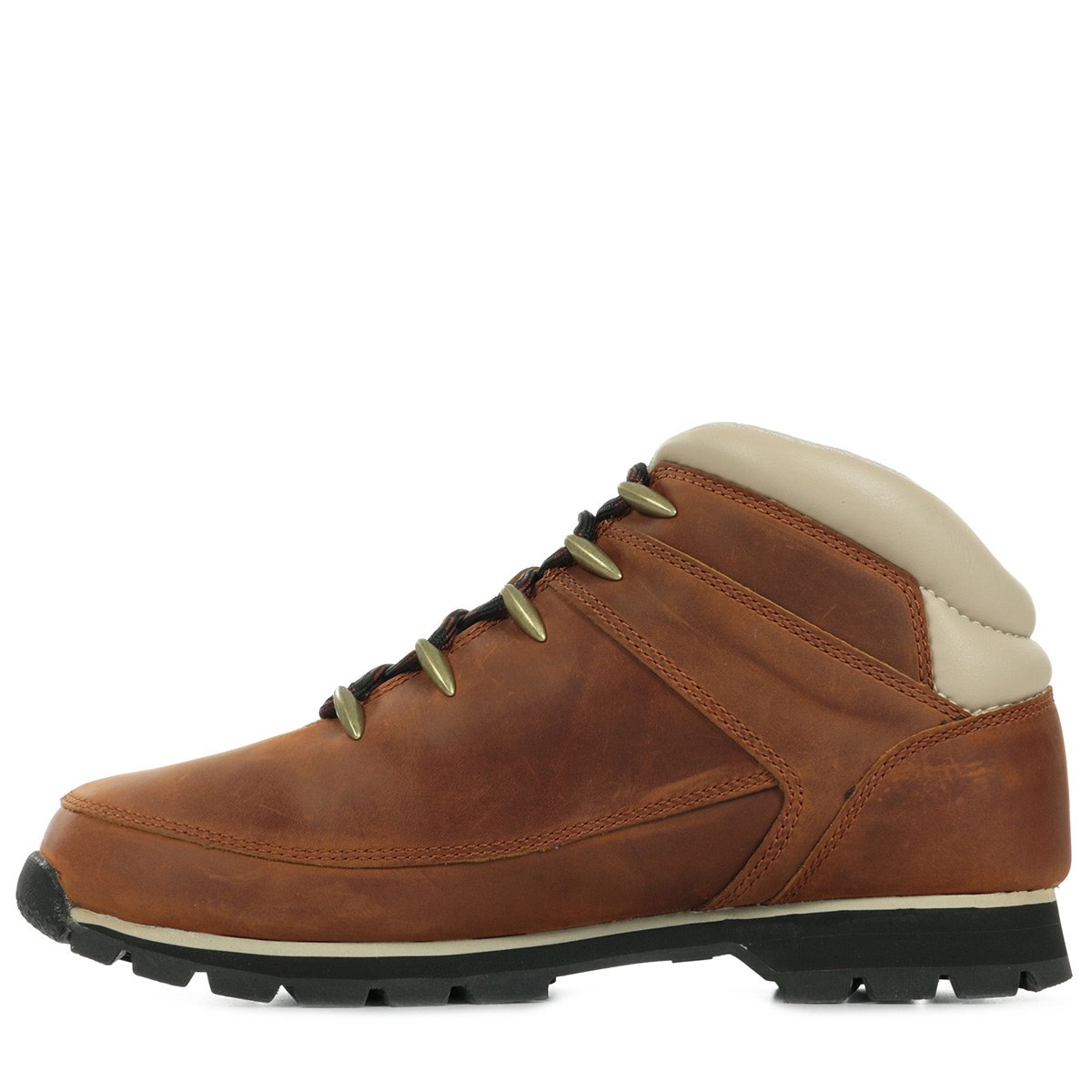 Boots en cuir, Euro Sprint Mide Lace brown full grain, TIMBERLAND