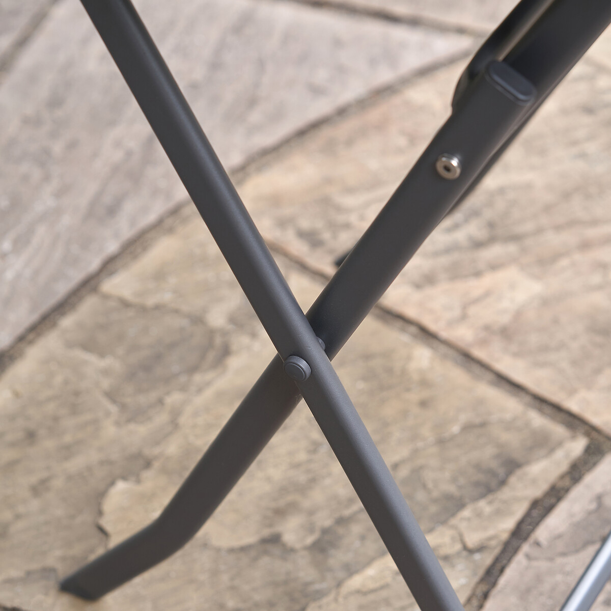 Romano Metal Garden Bistro Set charcoal, SO'HOME