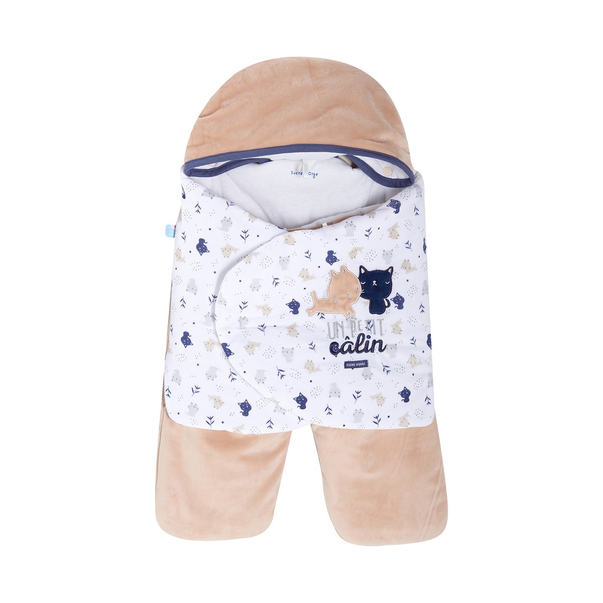 Nid de naissance ferran securite auto beige, SUCRE D'ORGE