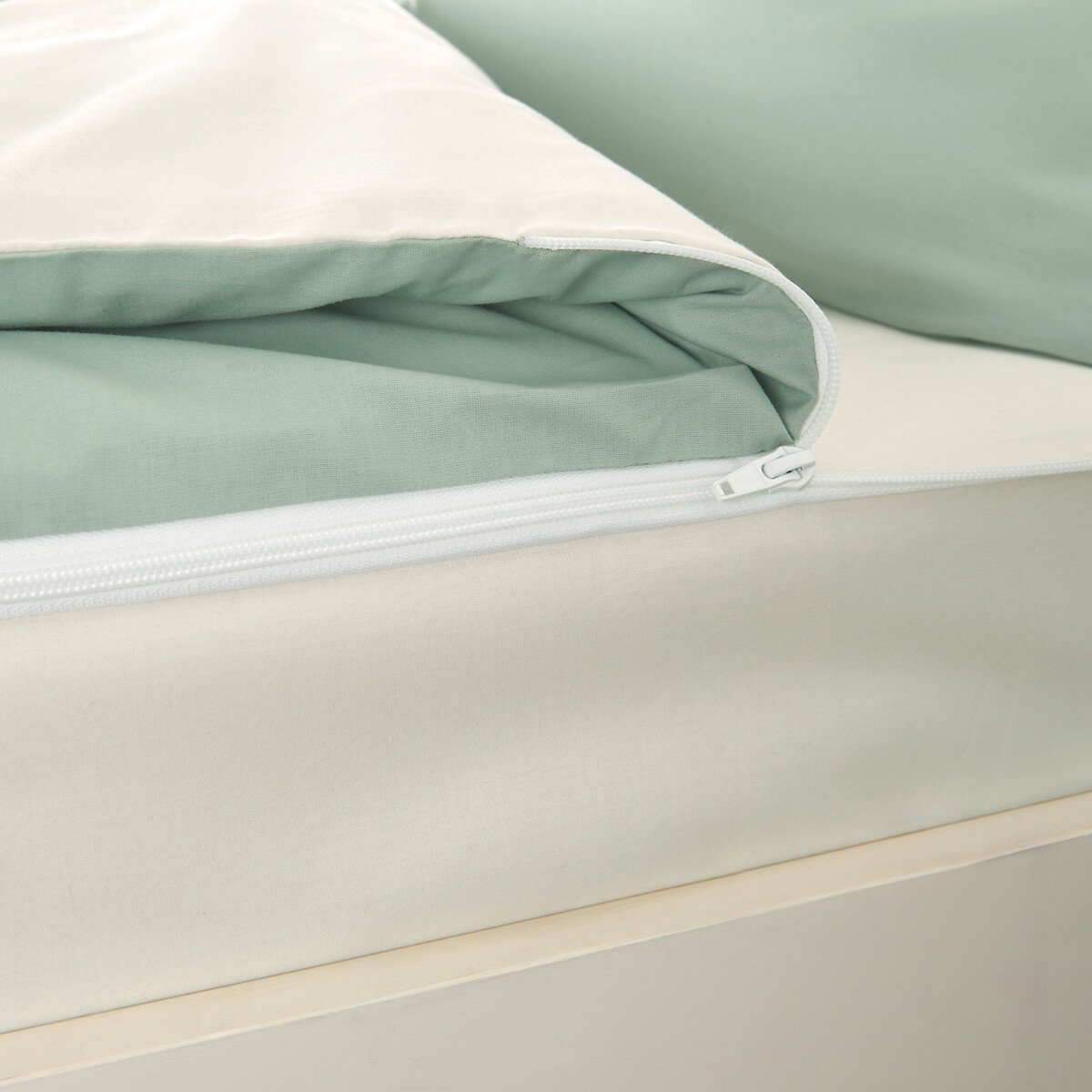Caradou® avec couette bicolore uni, LA REDOUTE INTERIEURS