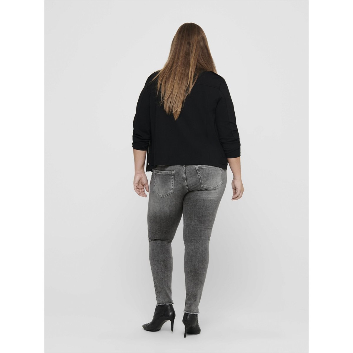 Jean Skinny grey denim, ONLY CARMAKOMA