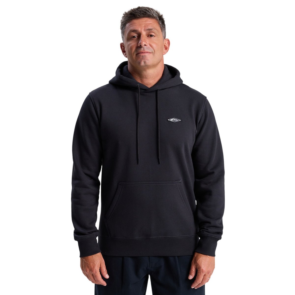 Sweat à capuche DIAMOND noir black, QUIKSILVER