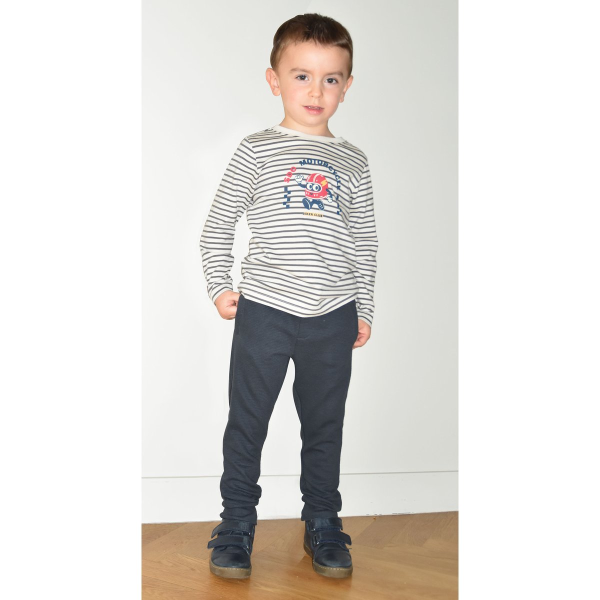 Pantalon en maille pepino gris, SUCRE D'ORGE