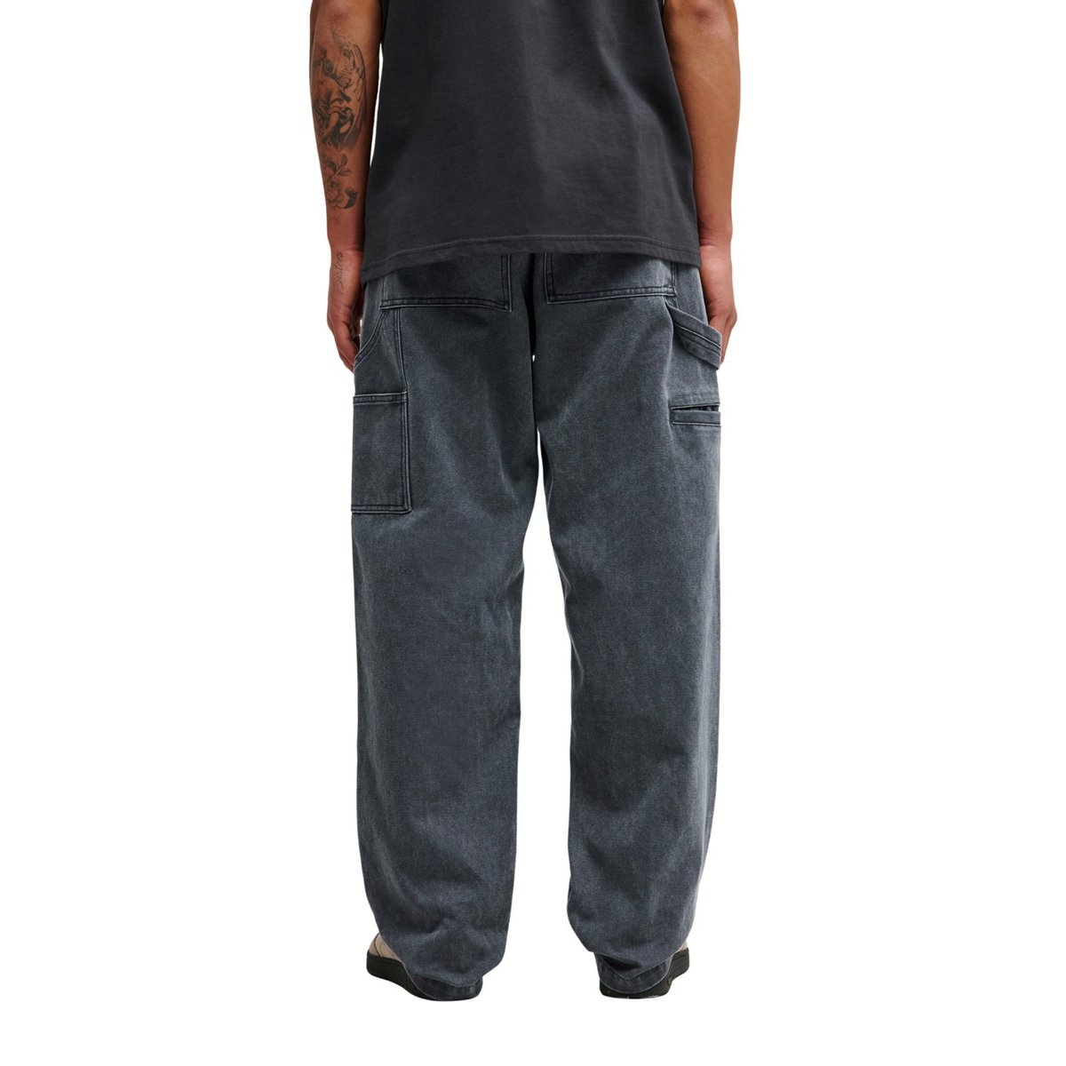 Pantalon droit en velours côtelé noir black, QUIKSILVER