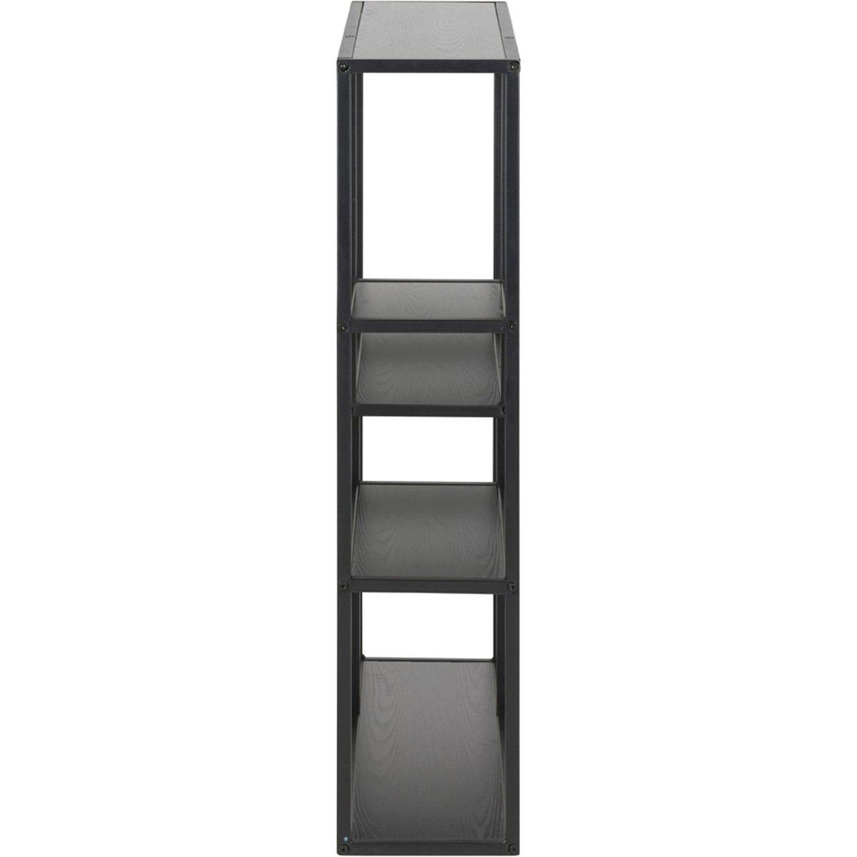 Étagère murale asymétrique métal style loft gris, RECOLLECTION