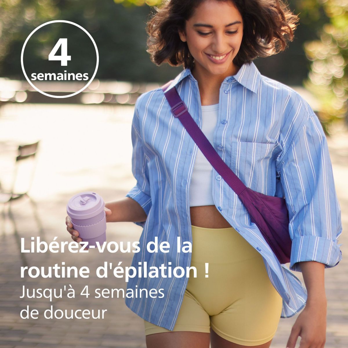 Epilateur électrique BRE247/00 couleur unique, PHILIPS