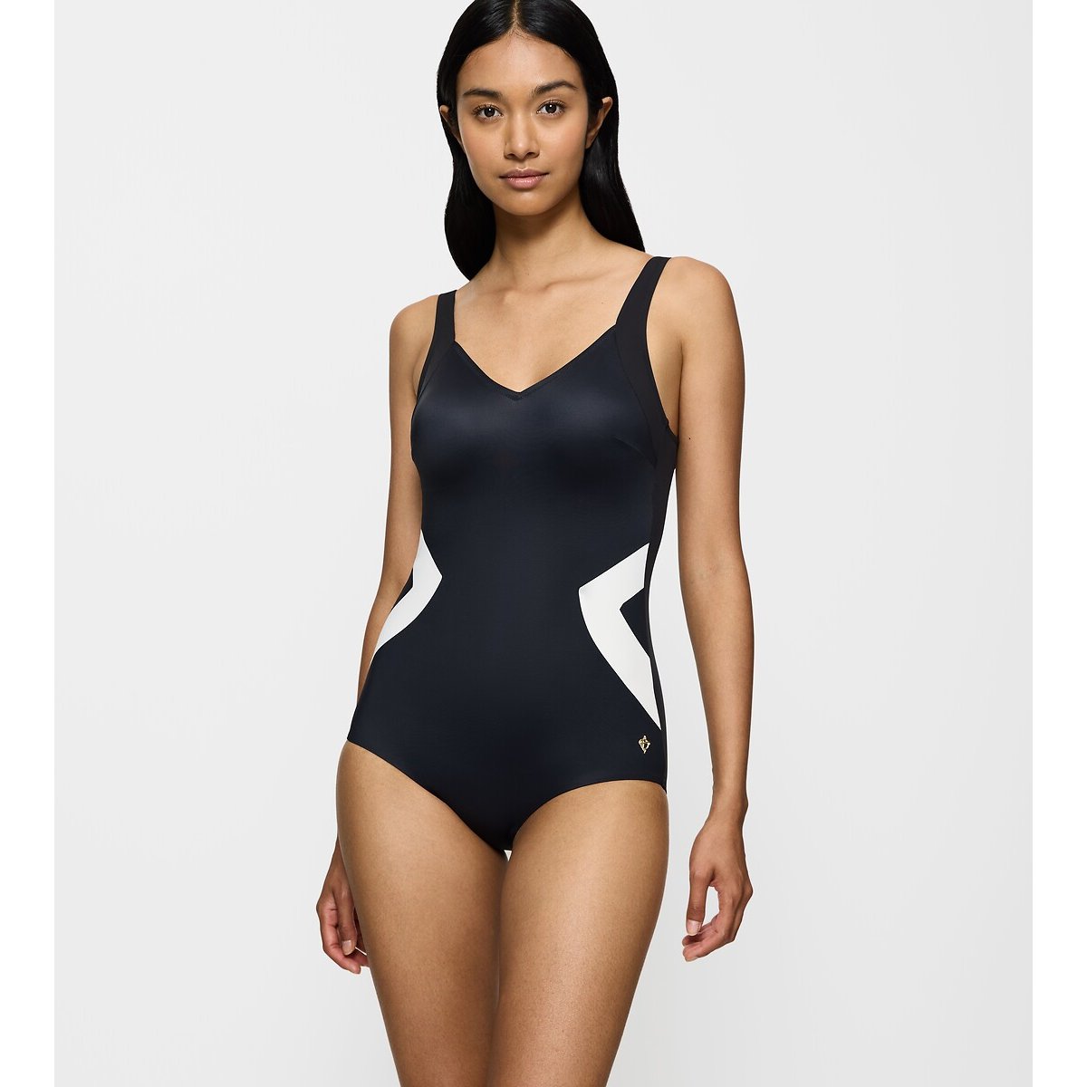 Maillot de bain 1 pièce Summer Allure noir/blanc, TRIUMPH