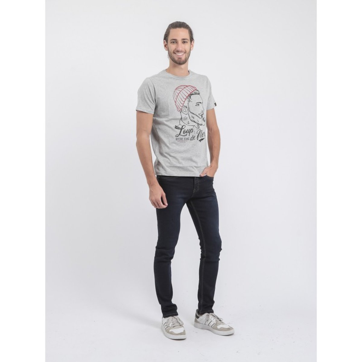 T-shirt Col Rond Pur Coton Jouancy gris clair, RITCHIE