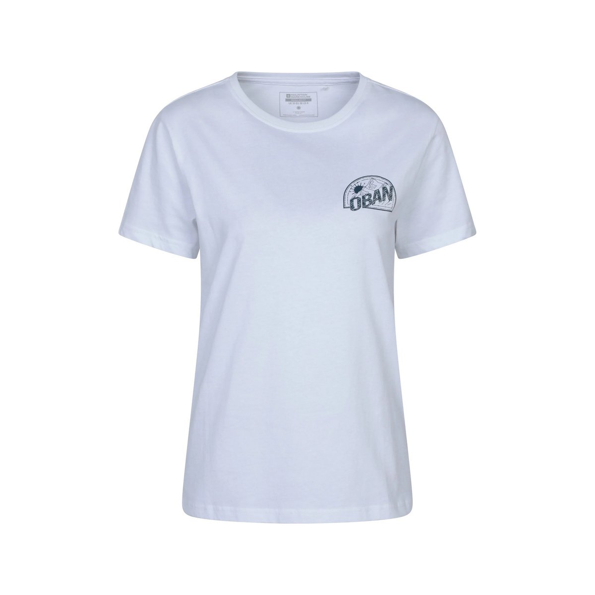 T-shirt manches courtes OBAN blanc, MOUNTAIN WAREHOUSE