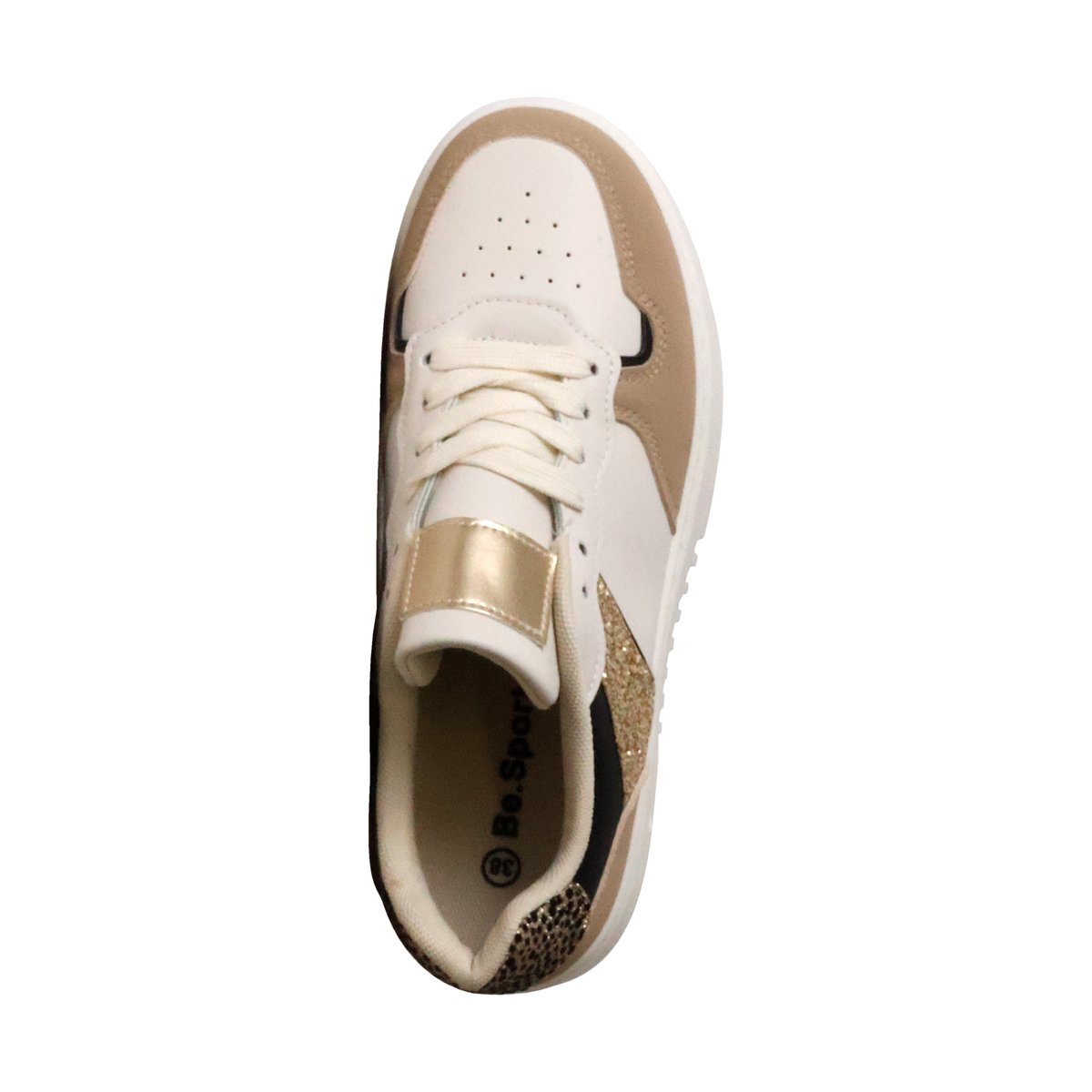 Basket à Lacets Be-sport beige/khaki, ENZA NUCCI