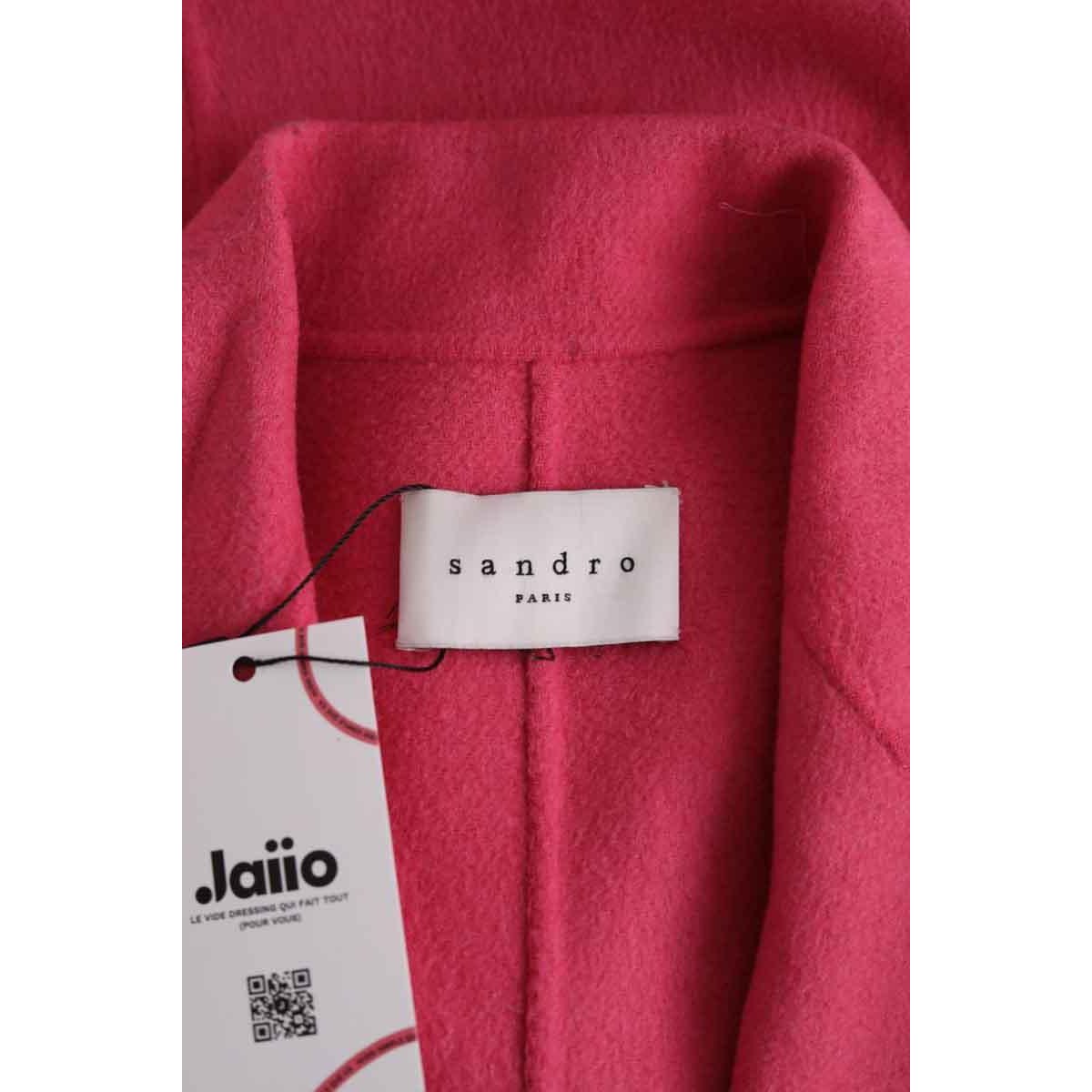 Manteau - Très Bon État rose, SANDRO