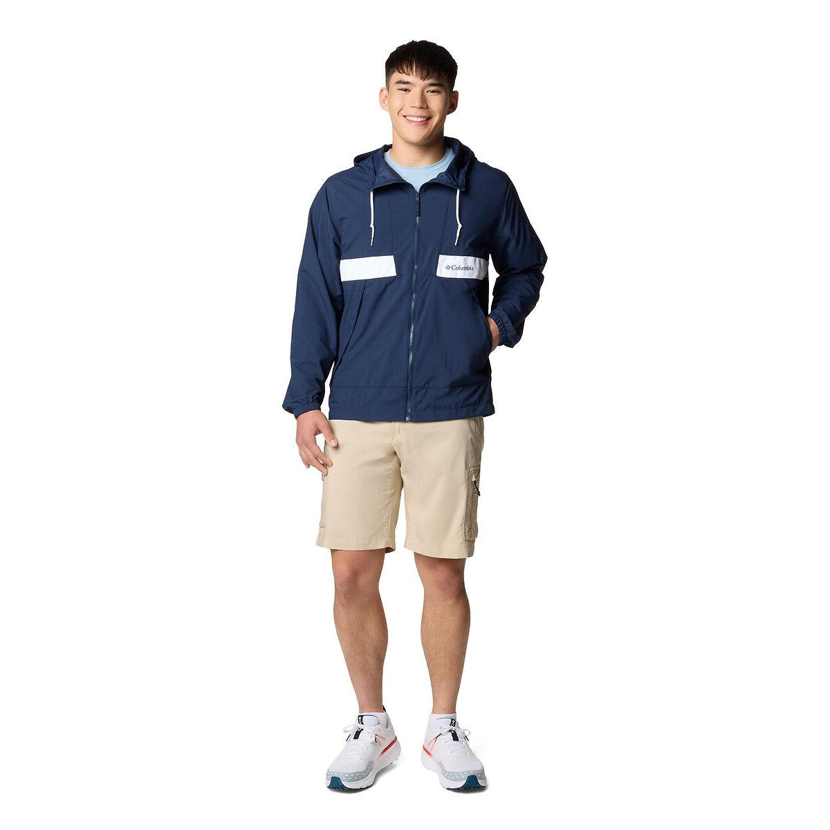 Spire Valley Windbreaker Coat navy blue, COLUMBIA