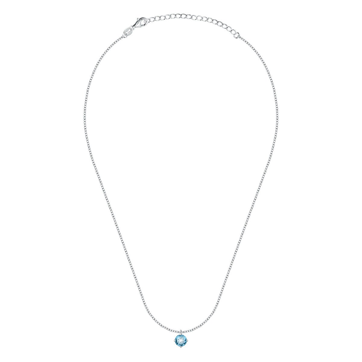 Collier en argent 925 AURORA bleu clair, BLUESPIRIT