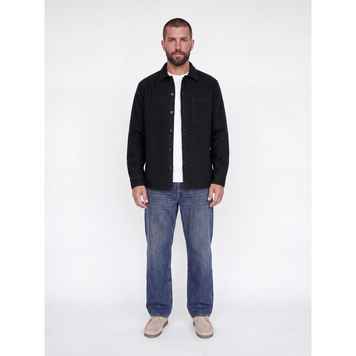 Surchemise black 1, JACK & JONES