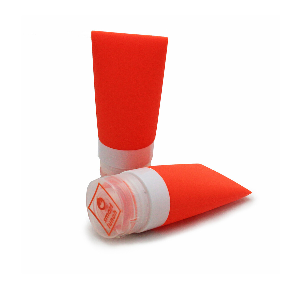 Bisnagas de molhos em silicone, Smartlunch laranja, SMARTLUNCH