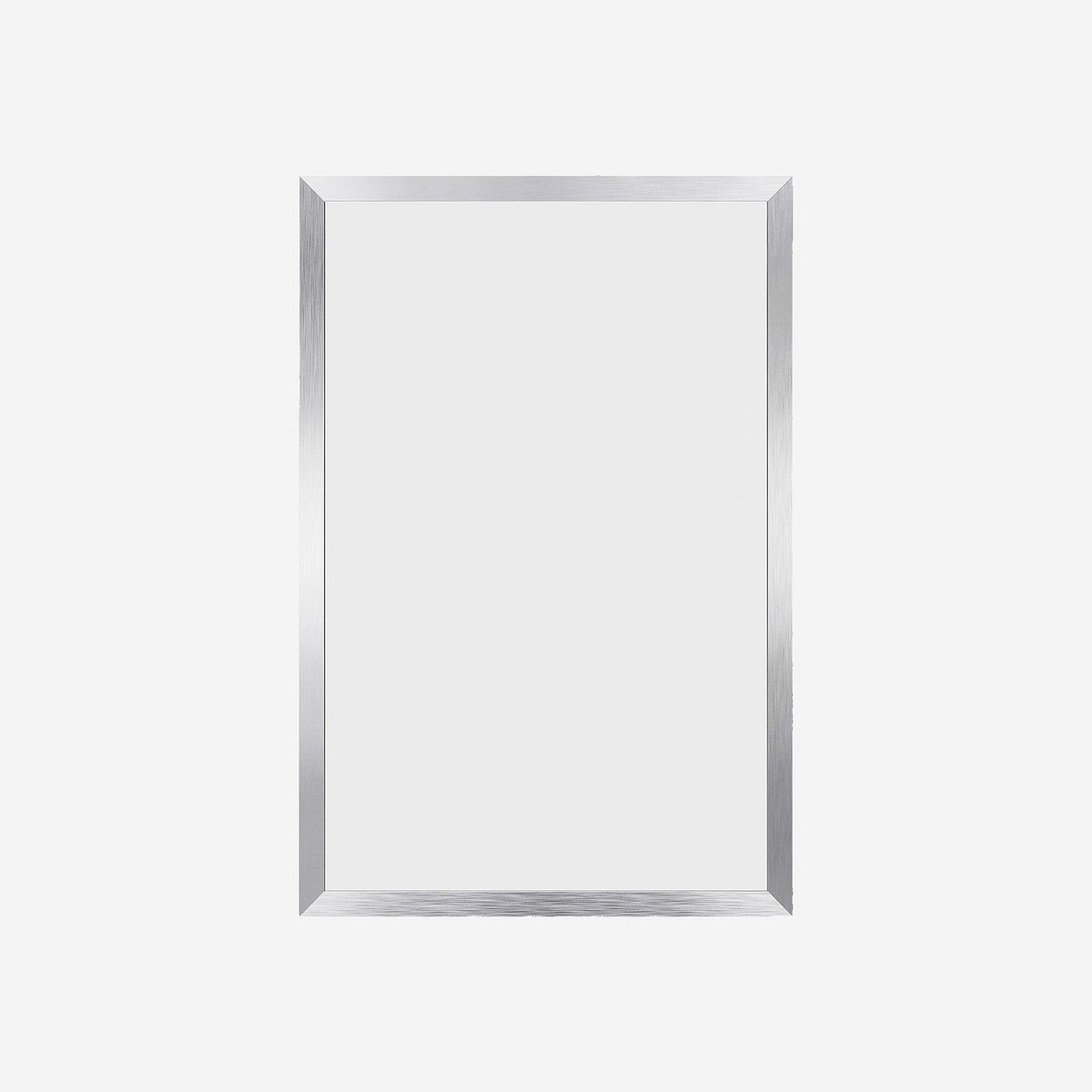 Miroir rectangulaire en aluminium ELYO argenté, HABITAT