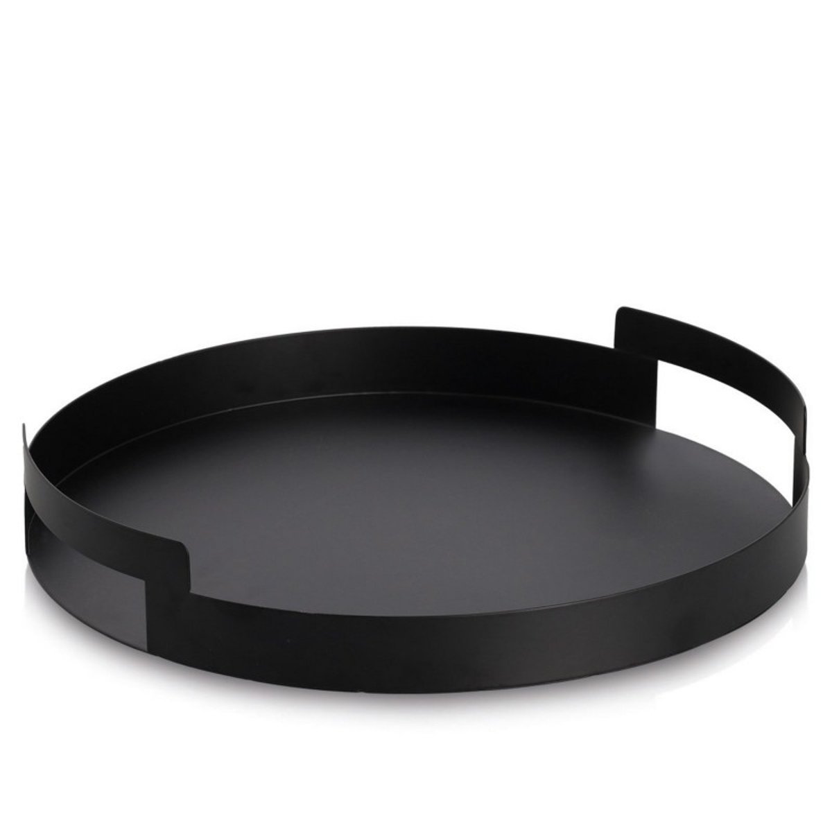 Plateau de cuisine métal design noir, ZELLER PRESENT