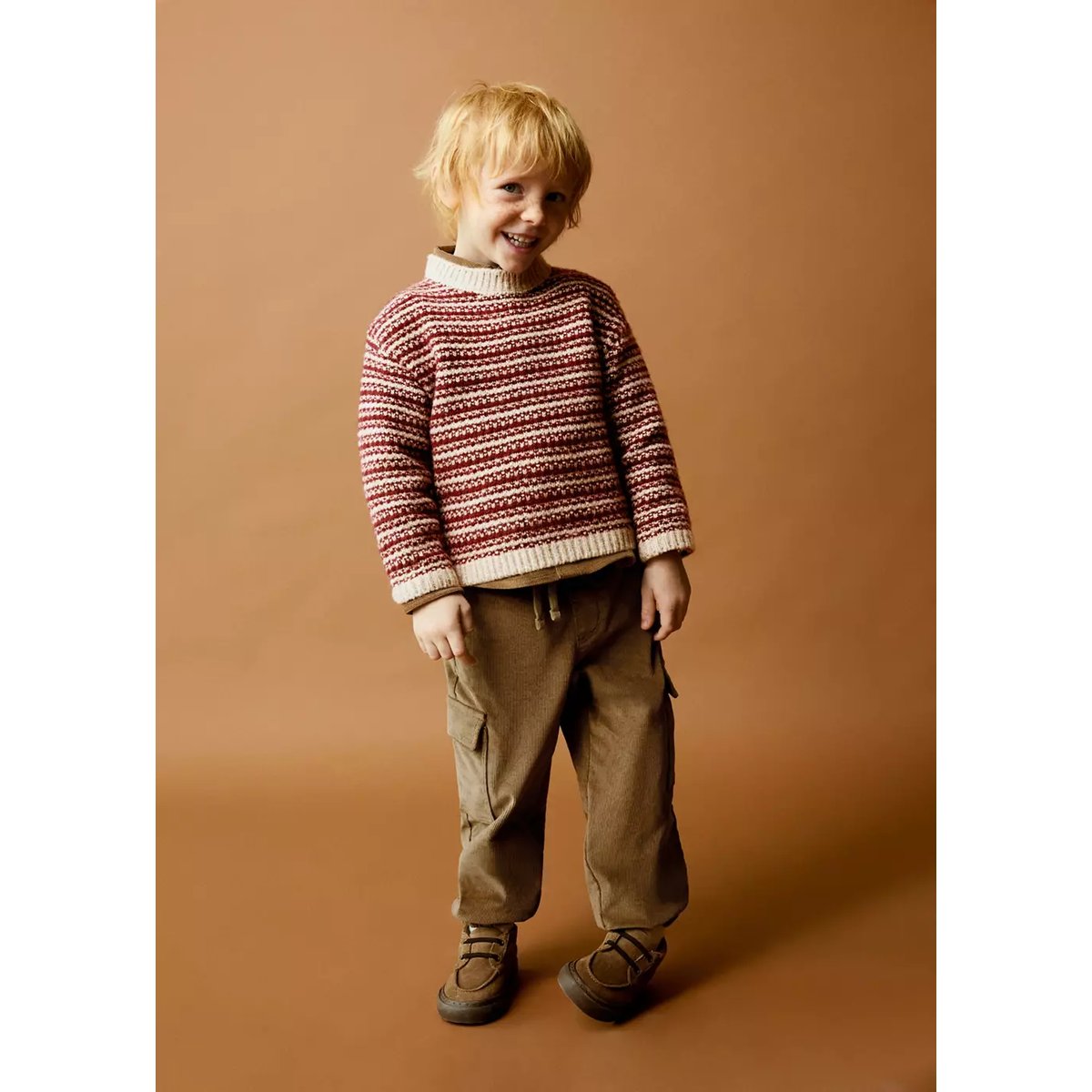 Pantalon jogger cargo tabac, MANGO BABY