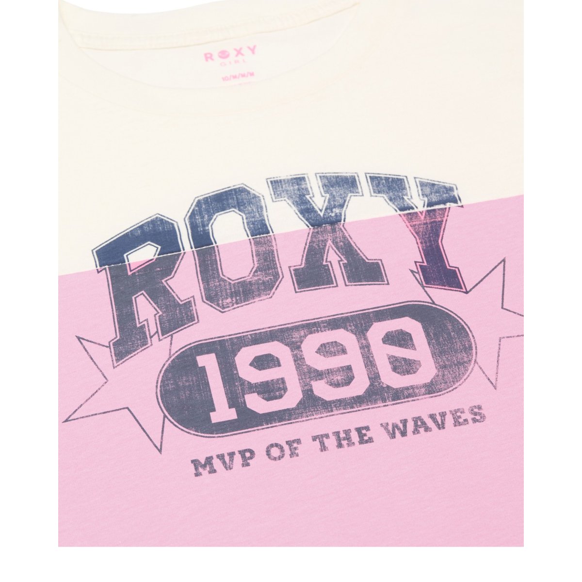 T-shirt ample à manches courtes SNOW STARLIGHT. blanc coconut milk, ROXY