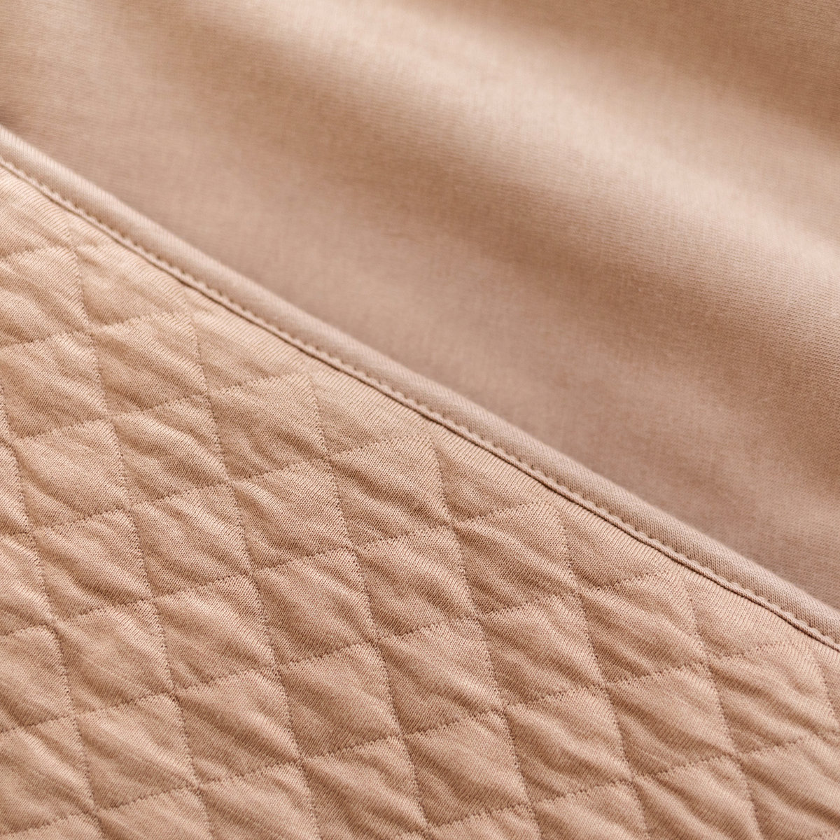 Poncho de voyage bébé pour siège auto - Matelassé mi saison beige, BEMINI