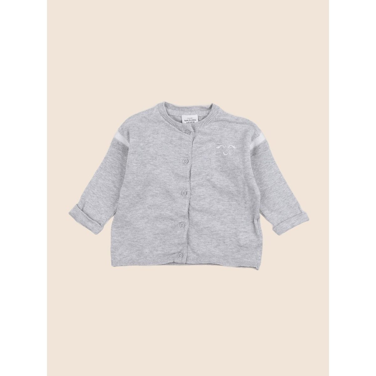Gilet - Très bon état gris, TAPE A L'OEIL