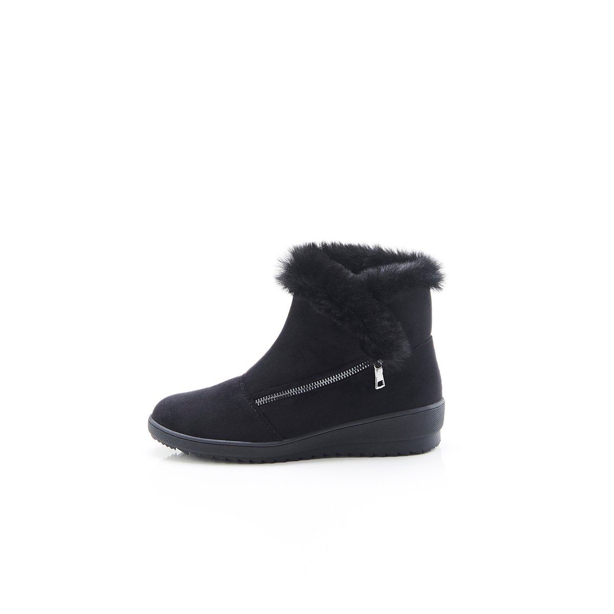 Boots Thermolactyl glissière latérale bleu noir, DAMART