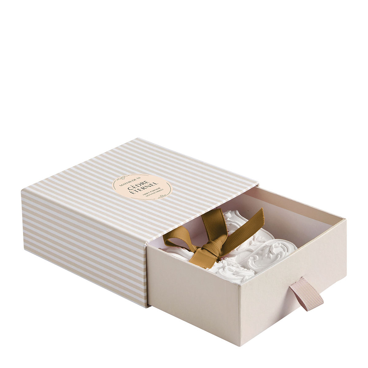 Décor parfumé Grand Papillon CÈDRE ÉTERNEL blanc, MATHILDE M
