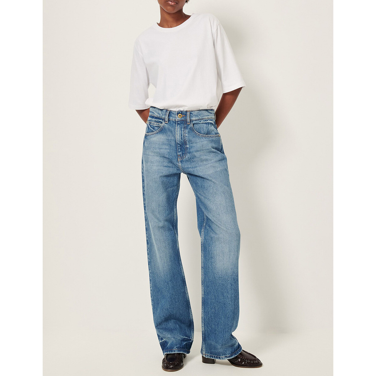 Denimi Straight Jeans blue stonewashed, SESSUN