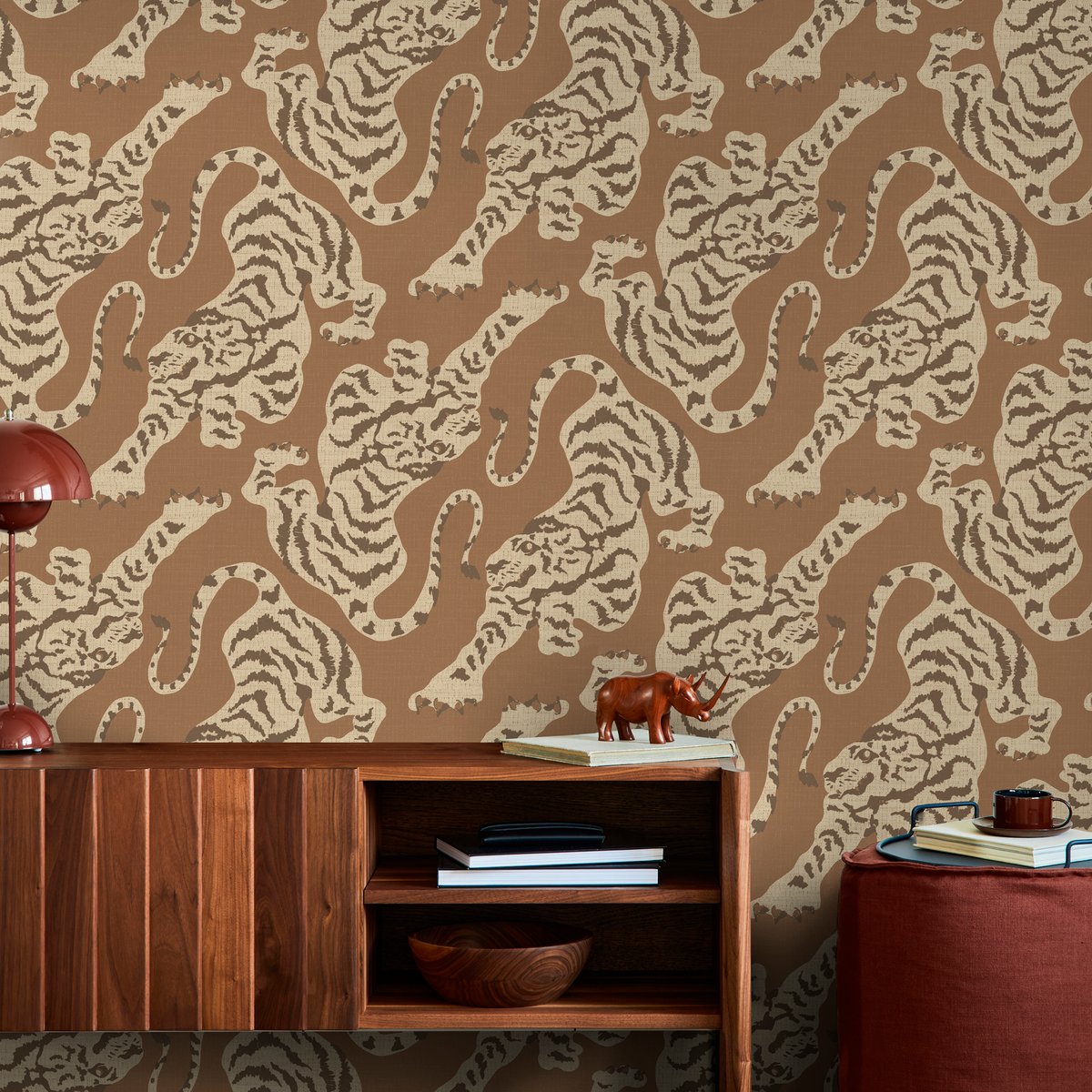 Papier peint Peau de tigre brun, beige, SUPERFRESCO EASY