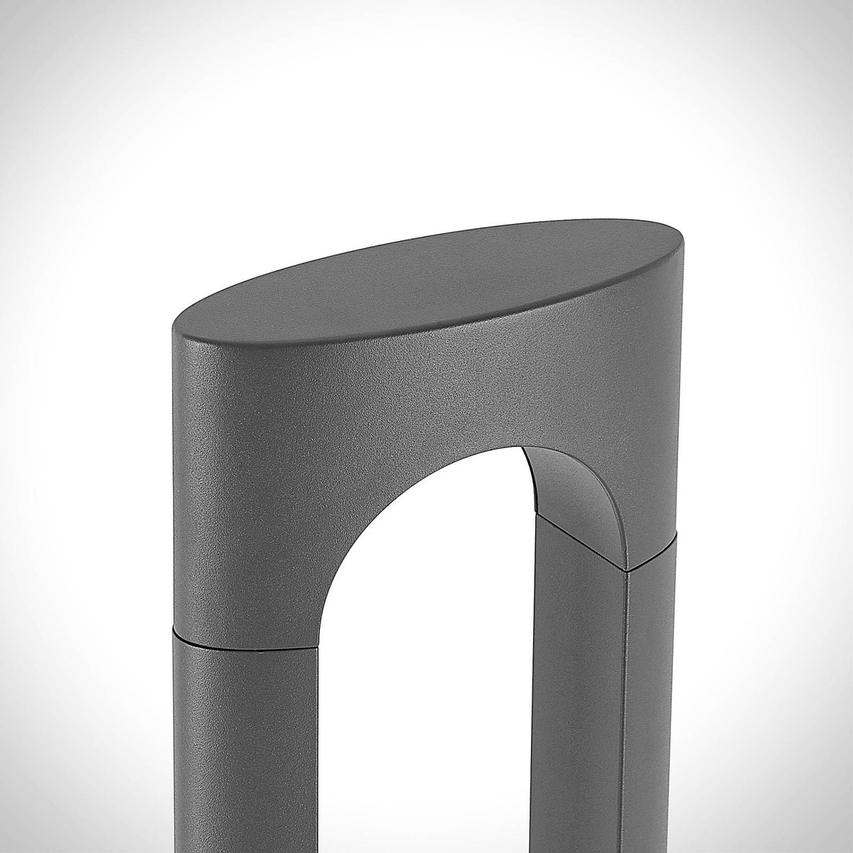 Luminaire extérieur en aluminium moderneLED anthracite, LUCANDE
