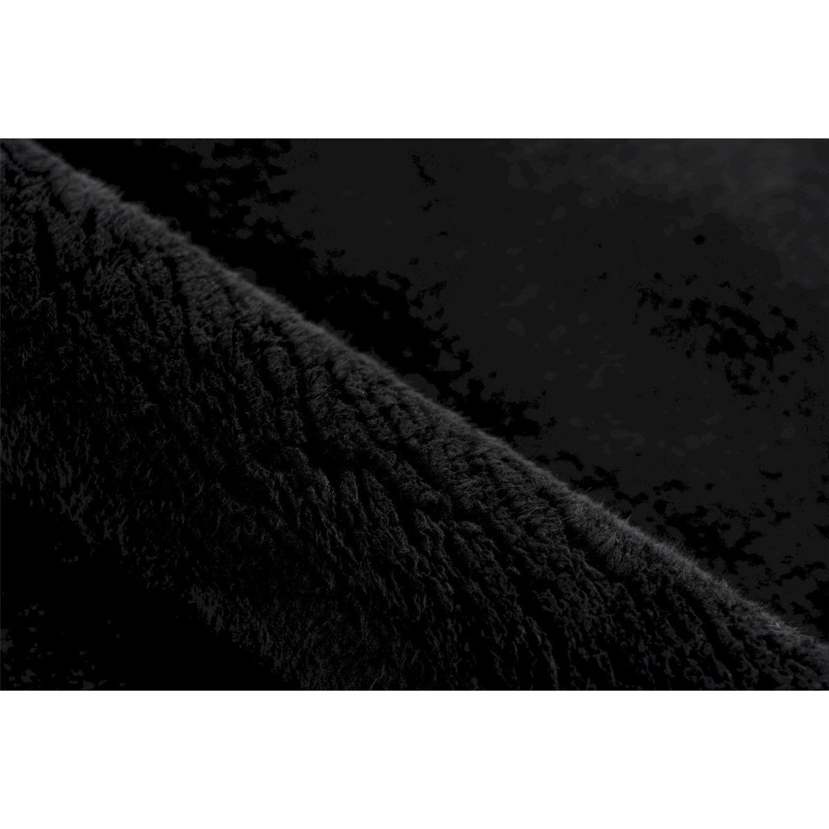 Tapis de bain rectangulaire noir profond uni, ARTE ESPINA