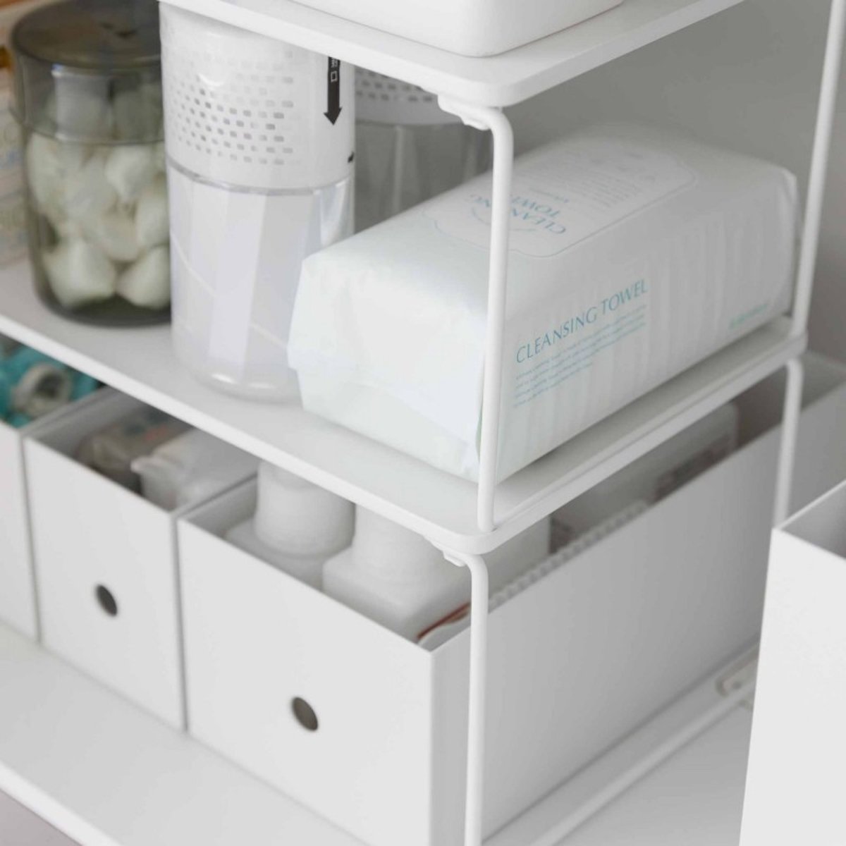 Etagère rangement plan de travail  TOWER M blanc, YAMAZAKI