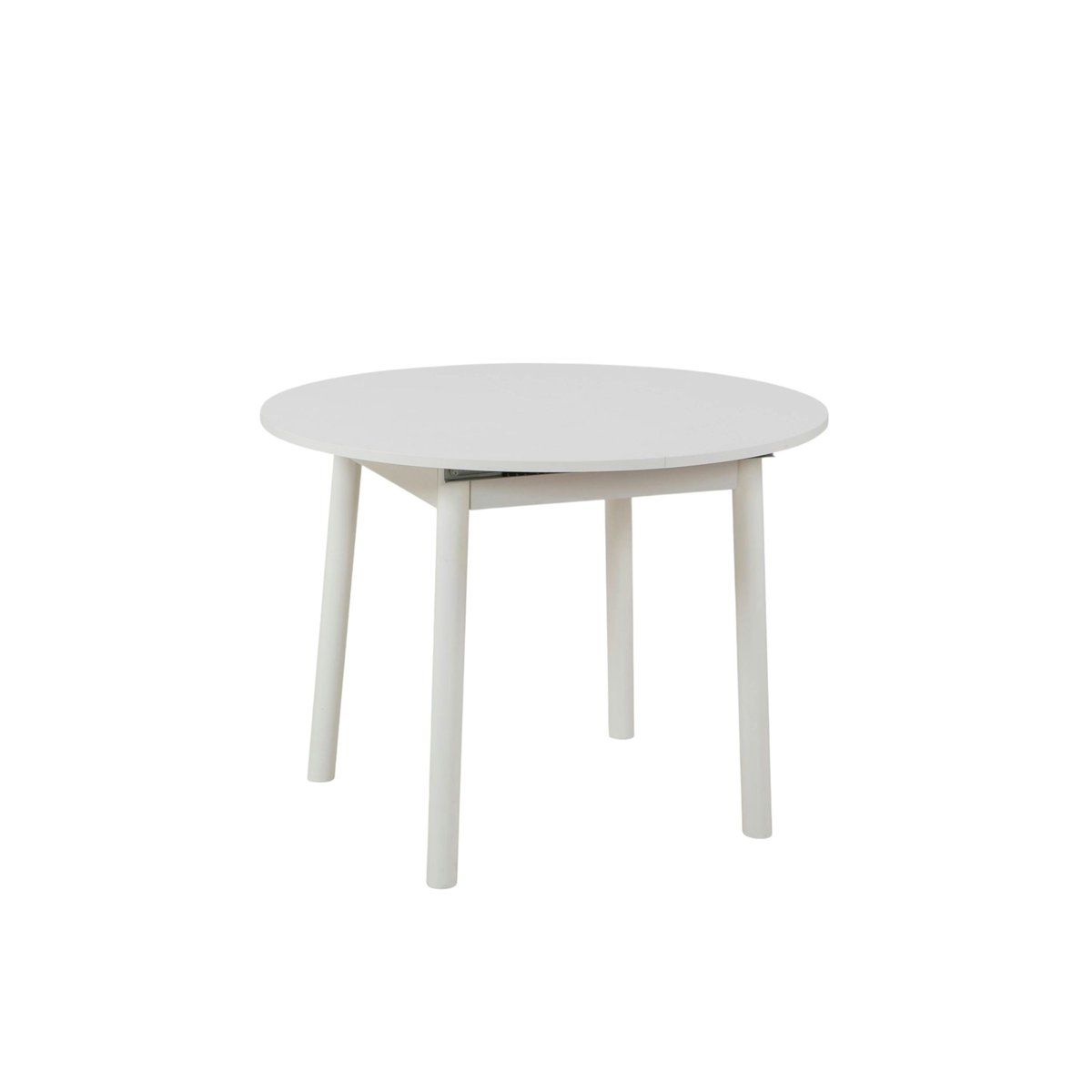 Table ronde extensible - 4 places ARDEN blanc, PIER IMPORT