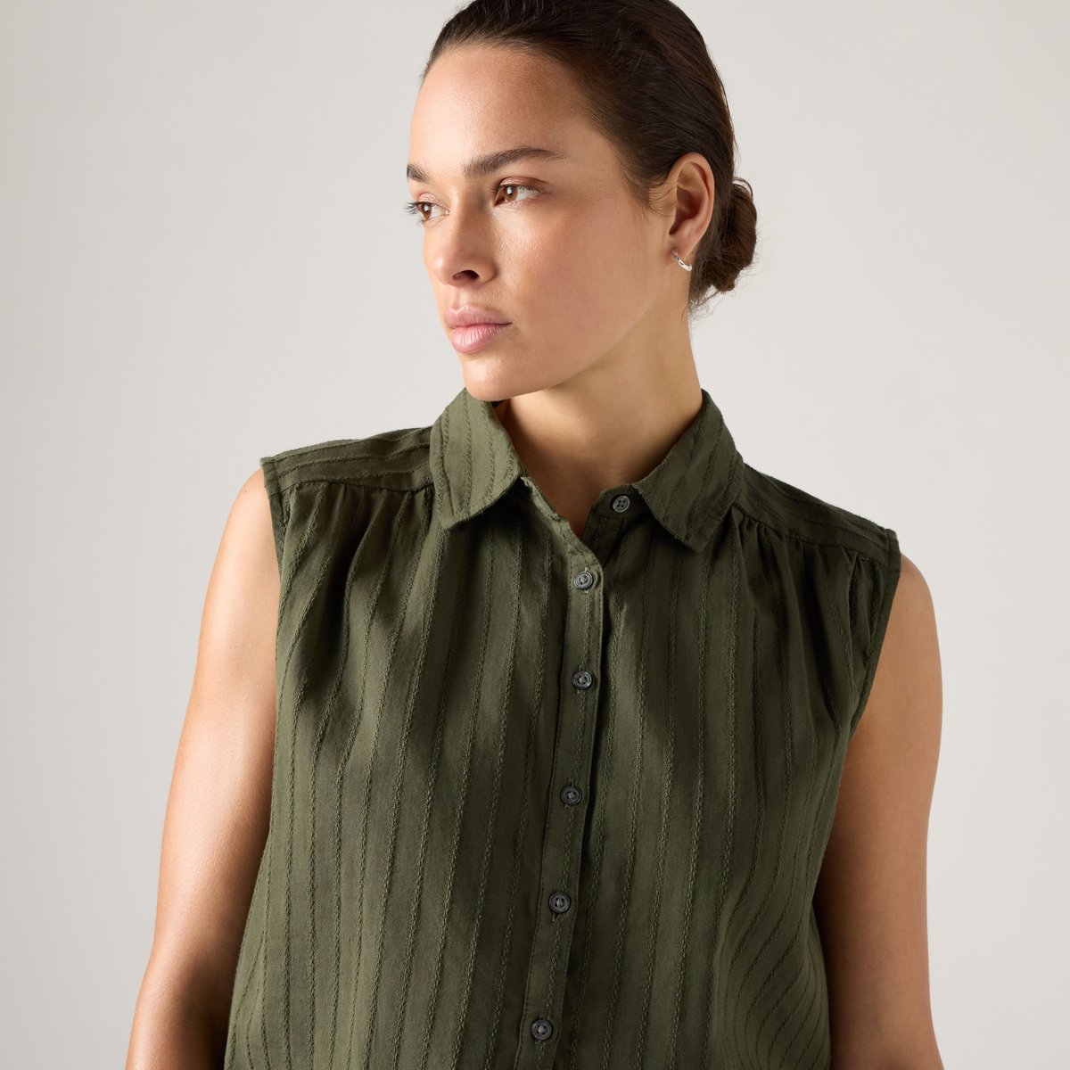 Haut Popover manche courte Londyn vert - deep depths, LEVI'S
