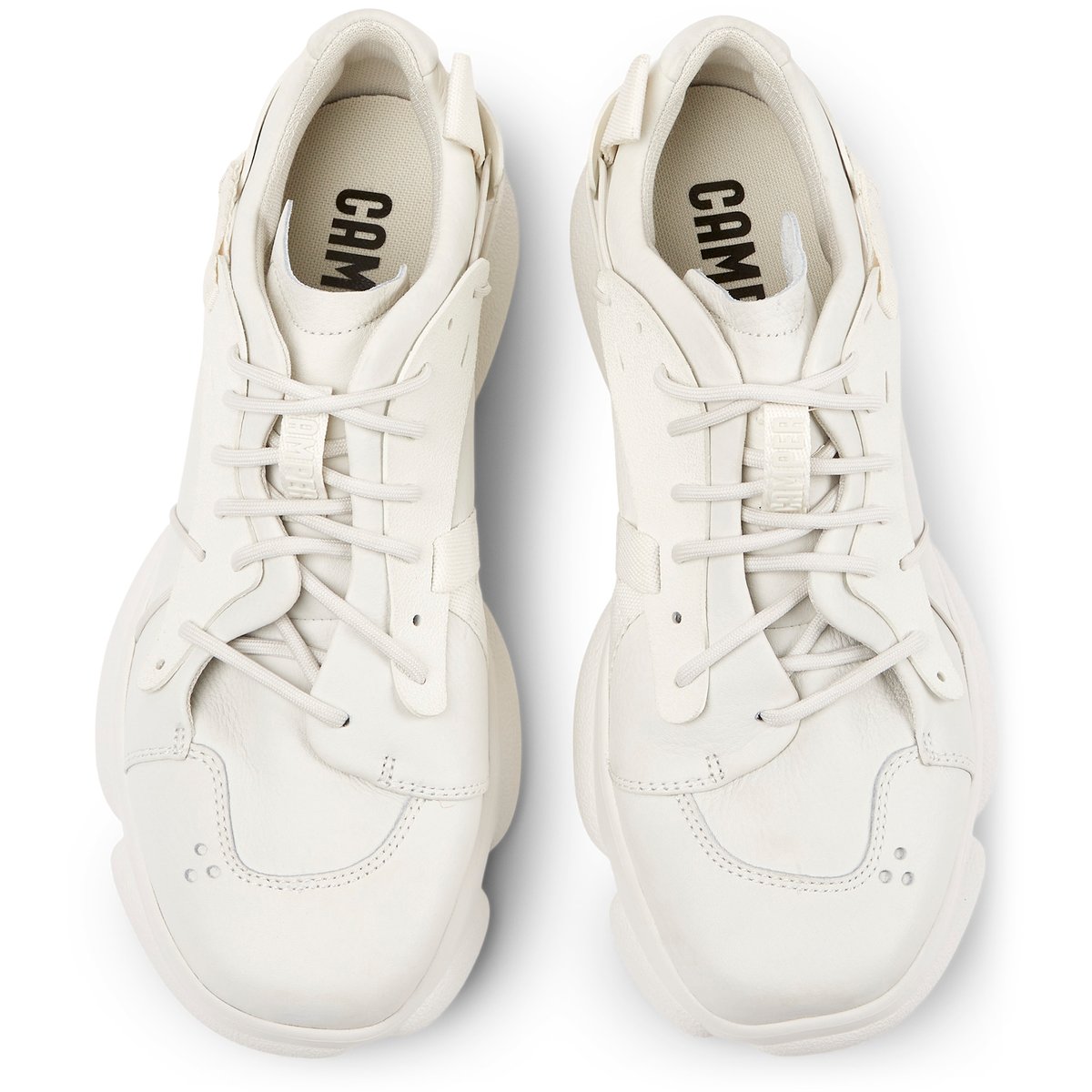Baskets Karst cuir blanc, CAMPER