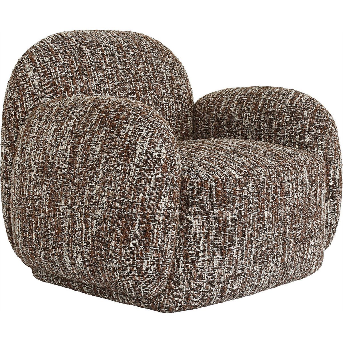 Fauteuil lounge enveloppant en tissu texturé terra magic, RECOLLECTION