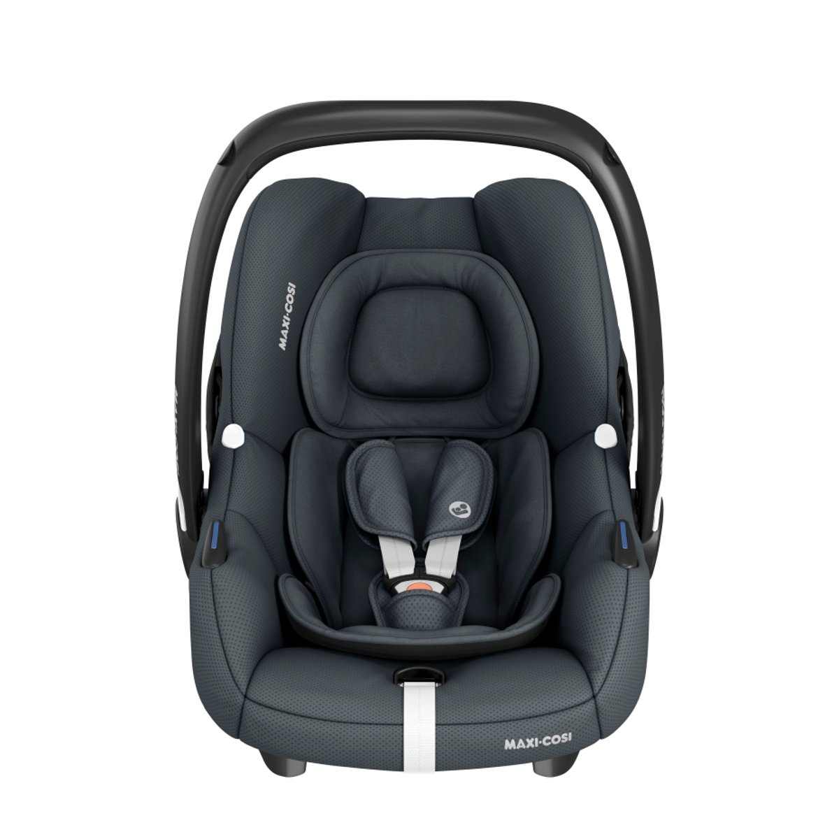 Maxi-Cosi CabrioFix i-Size + Embase, Siège Auto Bébé, 0 à 12 mois, 12 kg max., Siège Auto ISOFIX Léger (3,2 kg), Ultra-molletonné gris essentiel, MAXI COSI