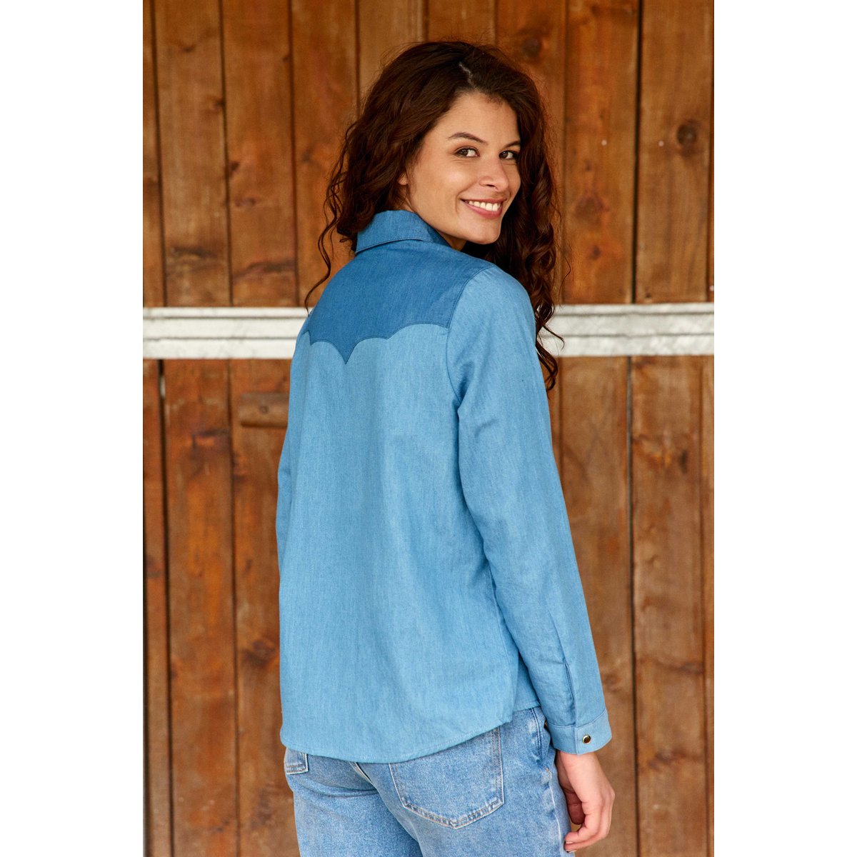 Chemise uni CLOVYO 88-stone, LA PETITE ETOILE