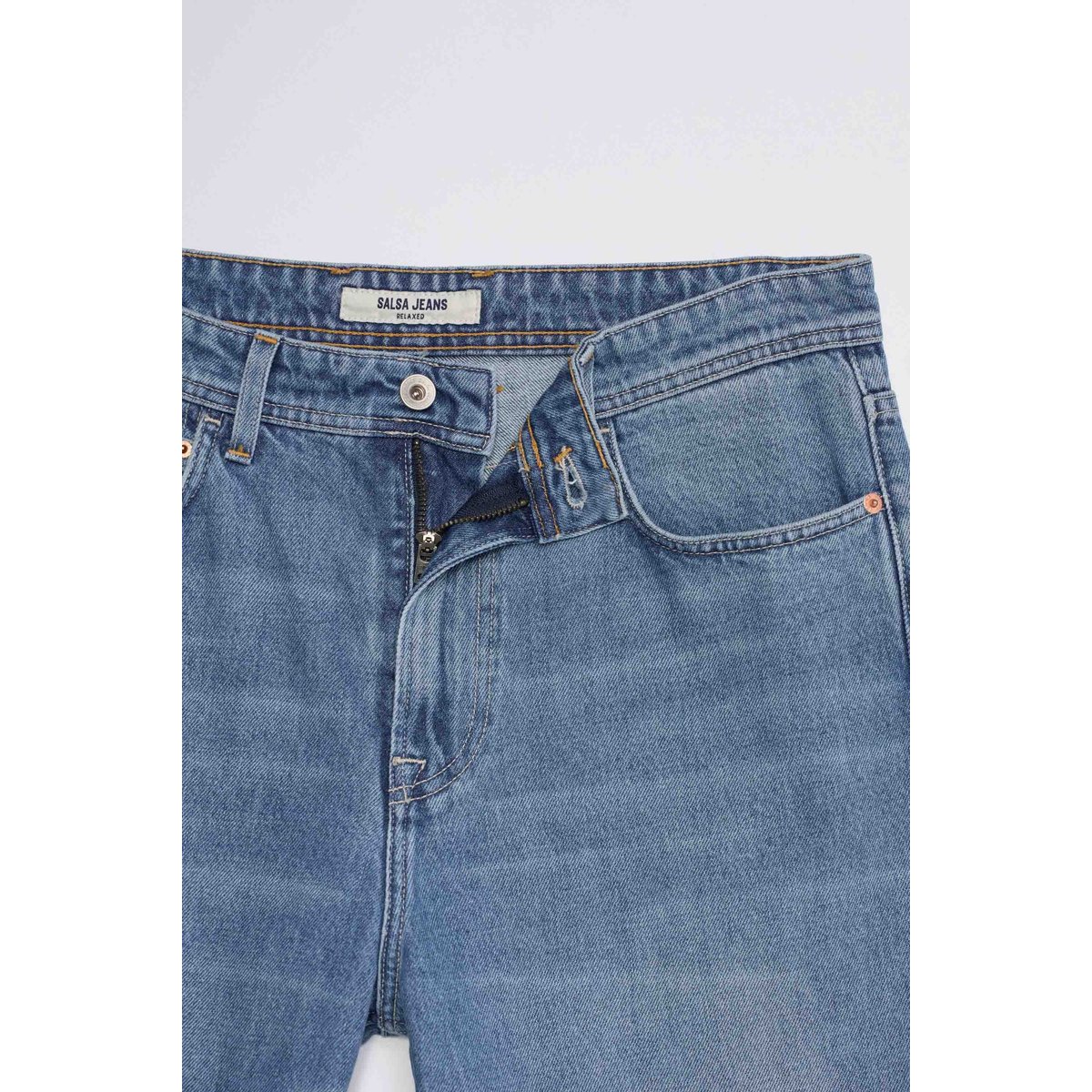 JEAN RELAXED FIT bleu turquoise, SALSA JEANS