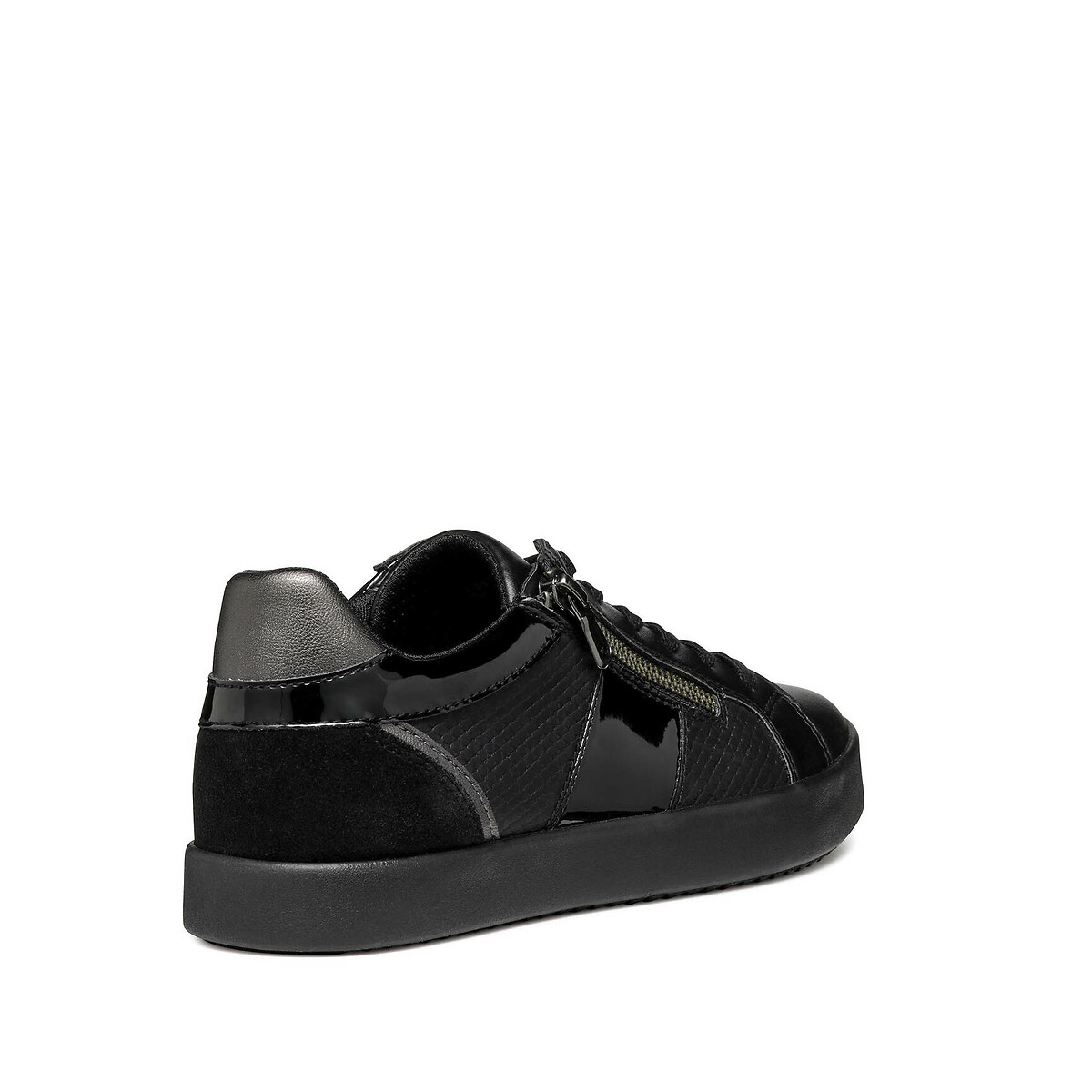 Baskets zippées et à lacets Blomiee noir, GEOX