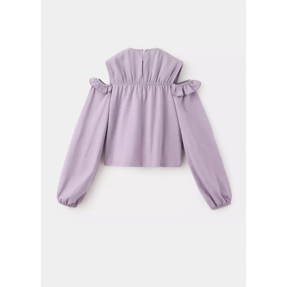 Blouse détail cut-out lilas, MANGO KIDS
