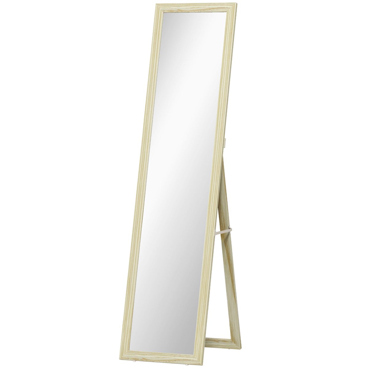 Miroir en pied MDF Bois naturel bois naturel, HOMCOM