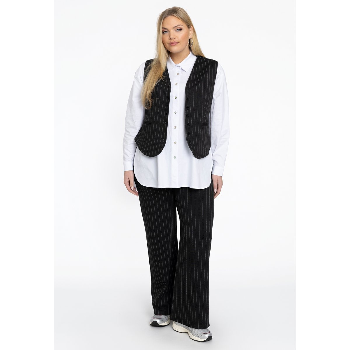 Pantalon avec rayures noir, YOEK