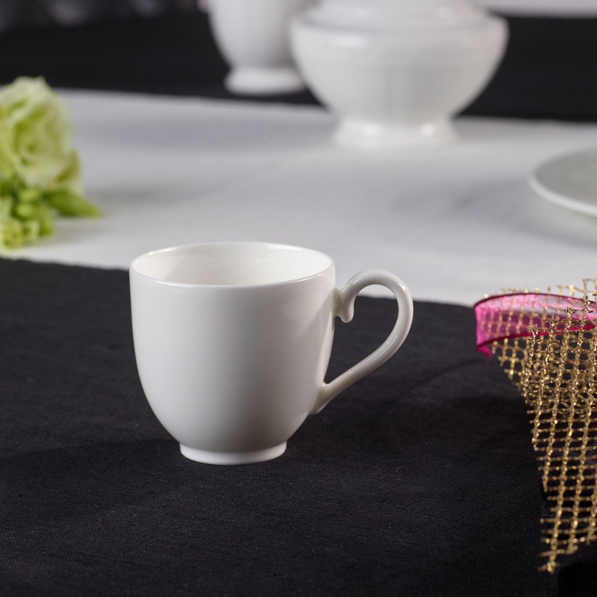 Tasse Moka Sans Soucoupe WHITE PEARL couleur unique, VILLEROY & BOCH SIGNATURE